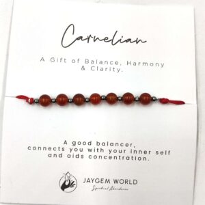 Gemstone Bead Bracelets Carnelian