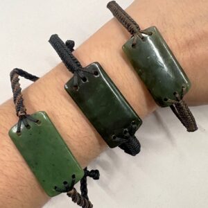 Greenstone Rectangular Bracelet
