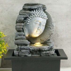 Water Feature Buddha on Rock