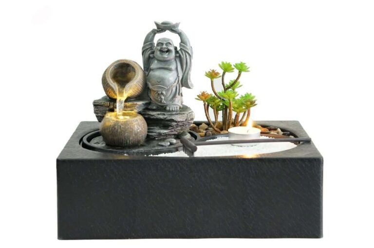 Water Feature Lucky Buddha Zen Garden