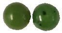 Greenstone Bead Stud 4mm