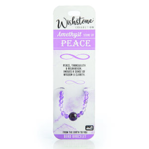 Wishstone Collection Amethyst Beaded Bracelet