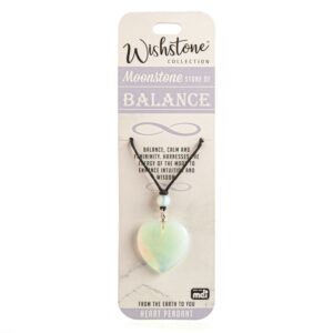 Wishstone Collection Moonstone (Opalite) Heart Pendant