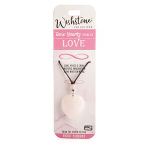 Wishstone Collection Rose Quartz Heart Pendant
