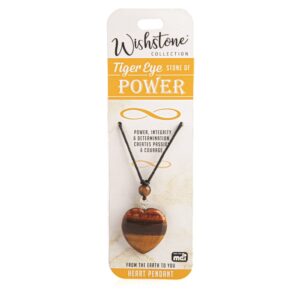 Wishstone Collection Tiger's Eye Heart Pendant