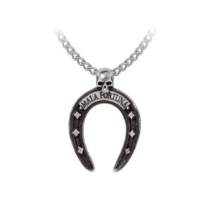 Alchemy Pewter Pendant Mala Fortuna Horseshoe