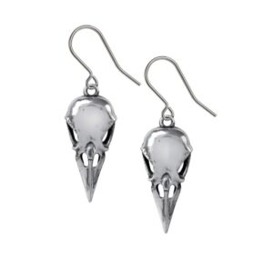 Alchemy Pewter Earrings : Coeur Crane