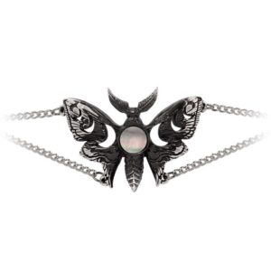 Alchemy Lunar Moth Pewter Bracelet