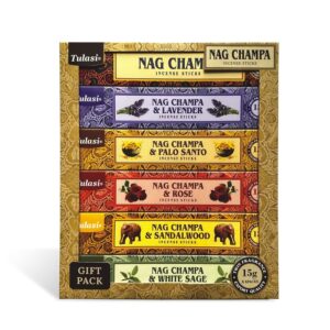 Tulasi Nag Champa Delights Series 6 Pack x 15gm Each
