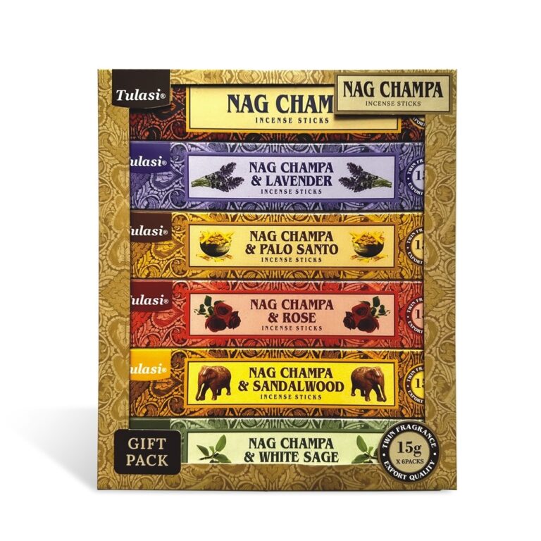 Tulasi Nag Champa Delights Series 6 Pack x 15gm Each