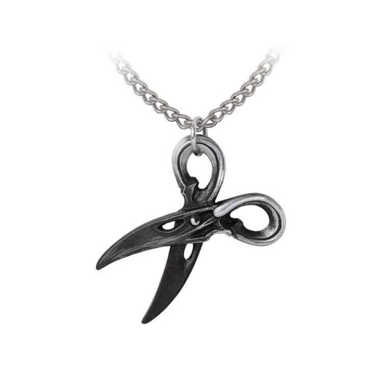 Alchemy Pewter Pendant Witches Shears