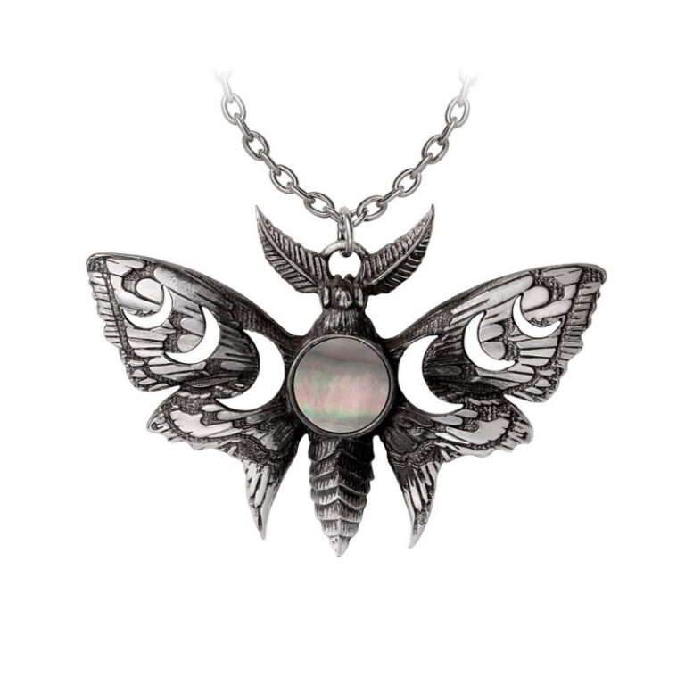 Alchemy Pewter Pendant : Lunar Moth