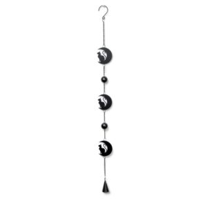 Alchemy Black Cat and Moon Windchime