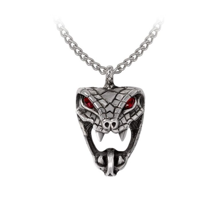 Alchemy Snake Bite Pewter Pendant