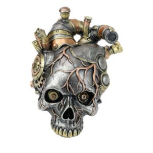 17cm Skull Steampunk Aorta Heart Skull
