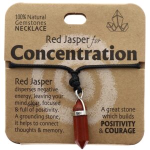 Concentration Necklace Red Jasper