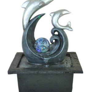 Dolphins With Ball Water Feature