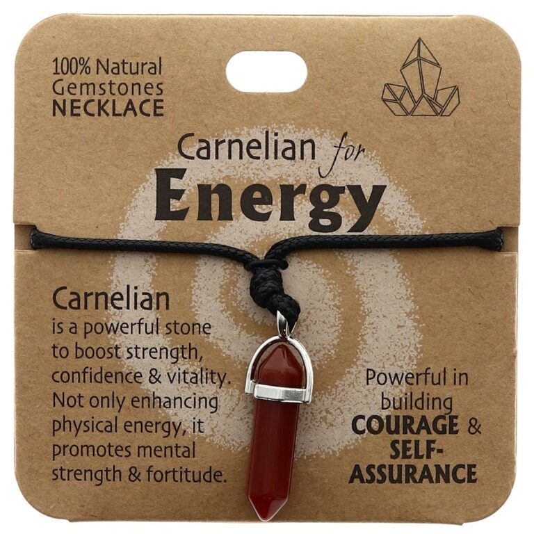 Energy Necklace Carnelian