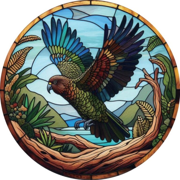 Stained Glass Look Kea Hanger