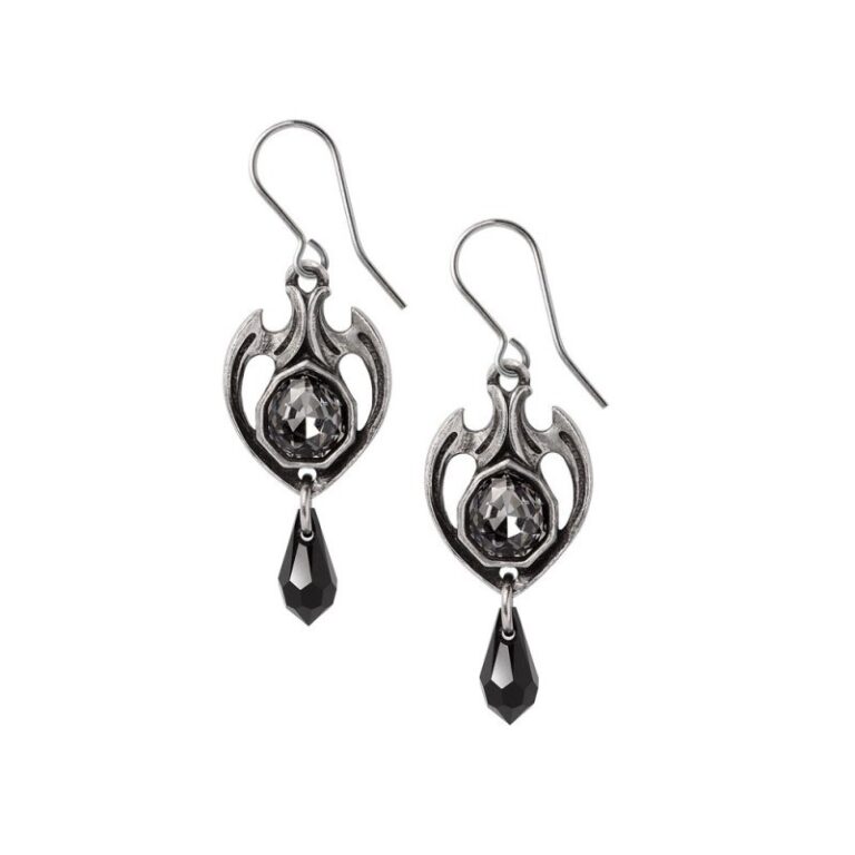 Alchemy Midnight Memorial Pewter Earring