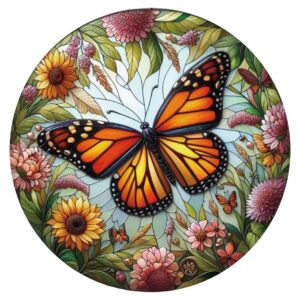 Stained Glass Look Butterfly Hanger