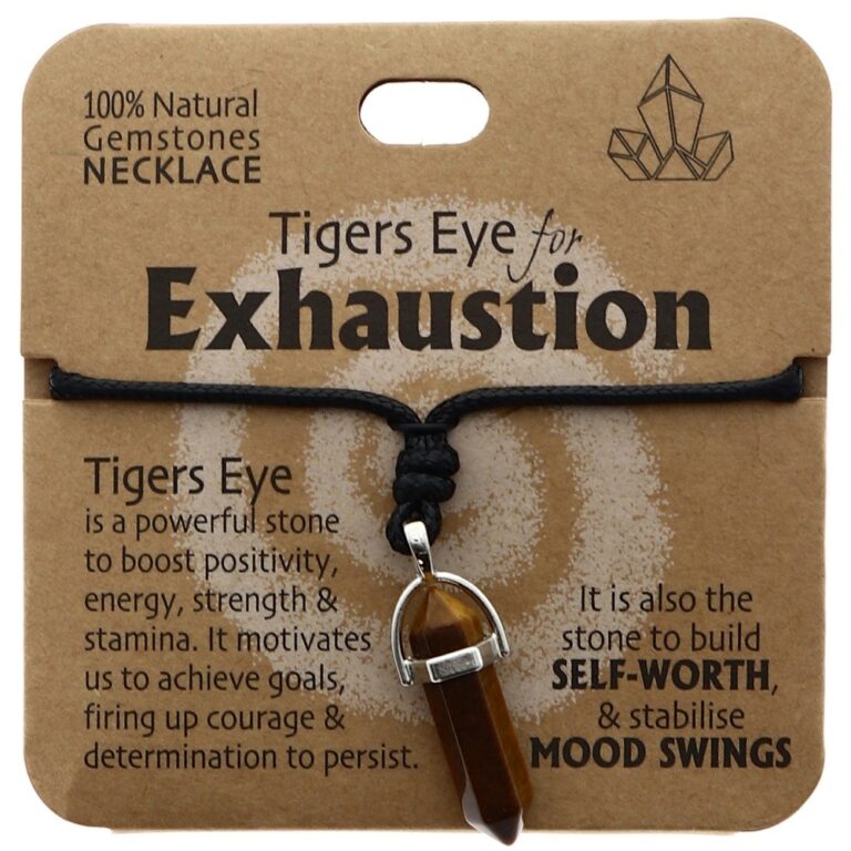 Exhaustion Necklace Tigers Eye