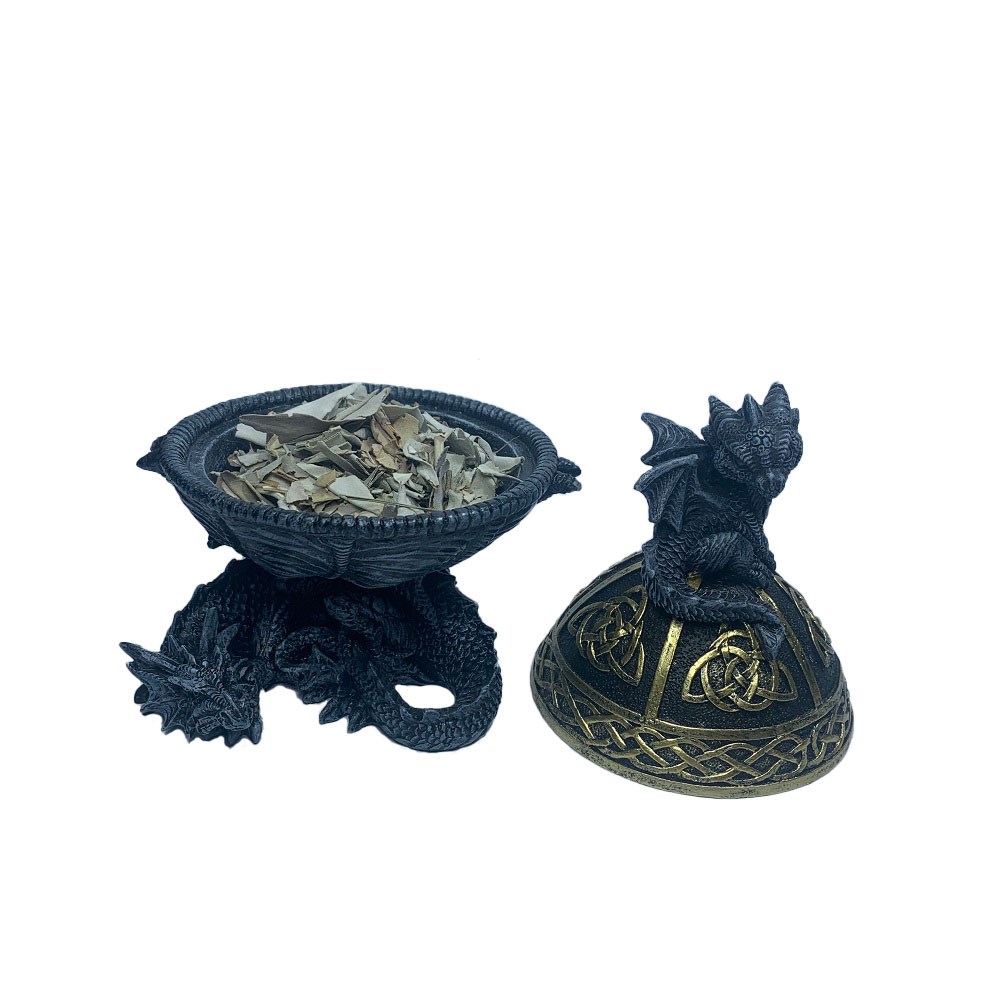 Dragon Box Black With Gold - Image 2