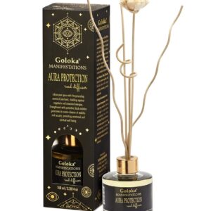 Goloka Manifestations Aura Protection Patchouli & Black Obsidian Reed Diffuser