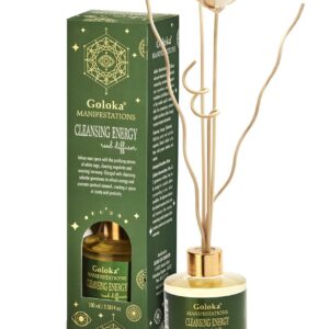 Goloka Manifestations Cleansing Energy White Sage & Selenite Reed Diffuser