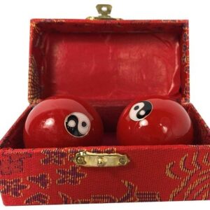 Health Balls Red Yin Yang