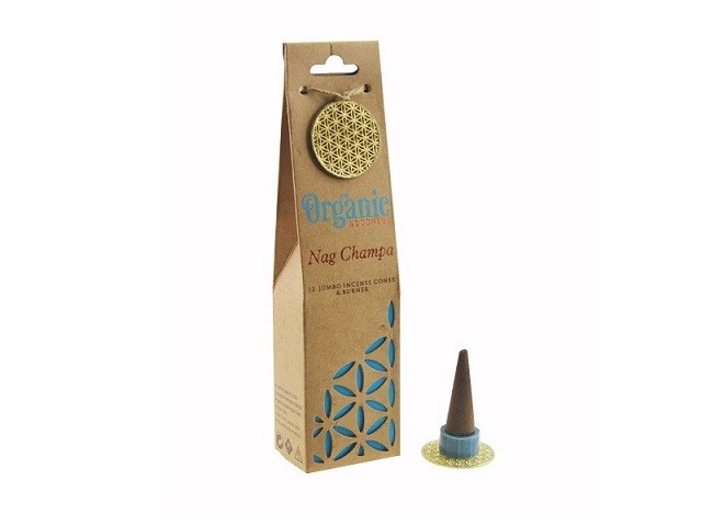 Organic Jumbo Cones Nag Champa