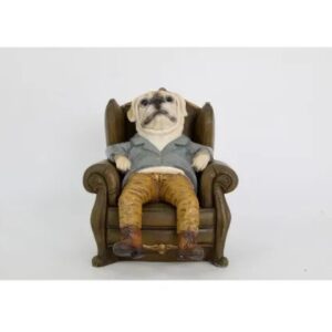 BRITISH BULLDOG STATUE 17.5CMH