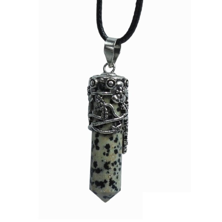 Dalmatian Pendant Wrapped Flower